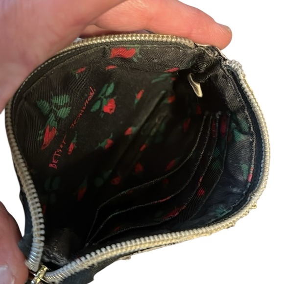 Betsy Johnson Small Sequence Leopard Money/ Card Holder - Picture 3 of 3